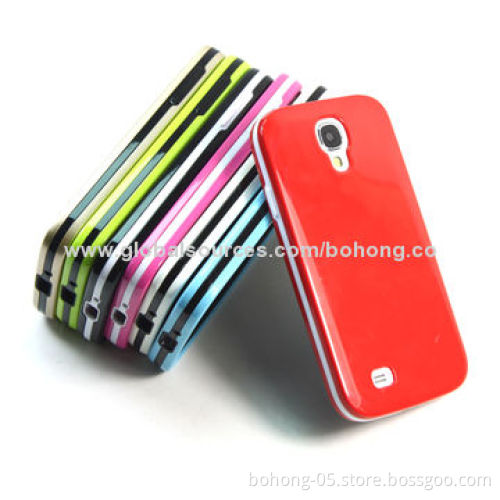 TPU + PC Cases for Samsung S5 with PC Face Bumper, Various Colors Available